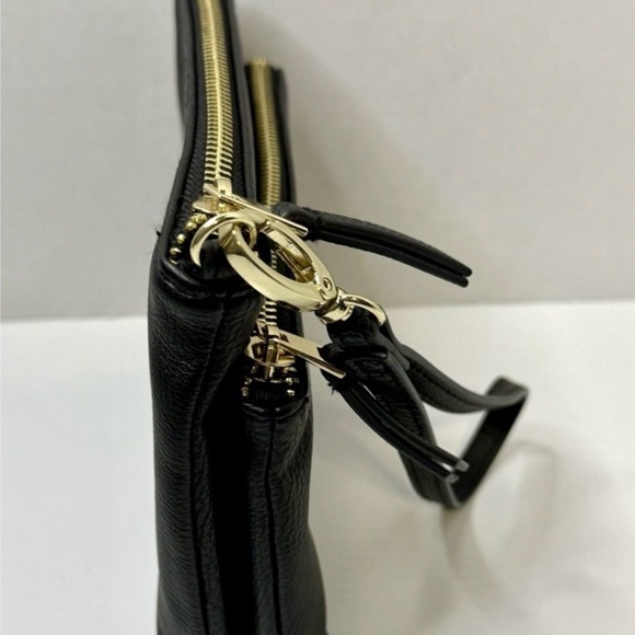 Universal Thread Double Zip Black Wristlet Clutch Wallet NWOT - Picture 4 of 6